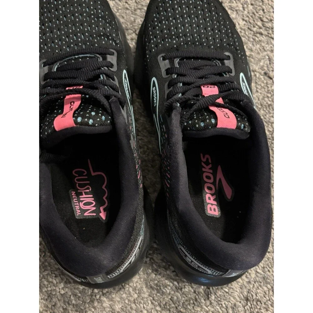 Brooks Glycerin 20 Women's Size 7 Black Pink Running Shoes (1203691B005)